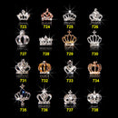 10PCs Mix Random 3D Gems Rhinestones Nails Strass Nail Art Decorations Stone Accessories Supplies Charms Butterfly Glitter