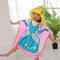 2 Sizes Plus size Kids Hooded Bath Towel Microfiber Boys Girls Beach Towels Super Absorbent Cartoon Child Sunscreen Beach Shawel