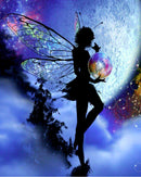 Full Drill 5D Diy Diamond Painting Fantasy Fairy Butterfly Embroidery Diamond Mosaic Cross Stitch Kits Picture Home Decoration