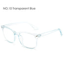 Womens Sexy Vintage UV400 Spectacle Square Glasses Frame Computer Gaming Clear Lens Anti-UV Anti Blue Light Rivet Eyeglasses