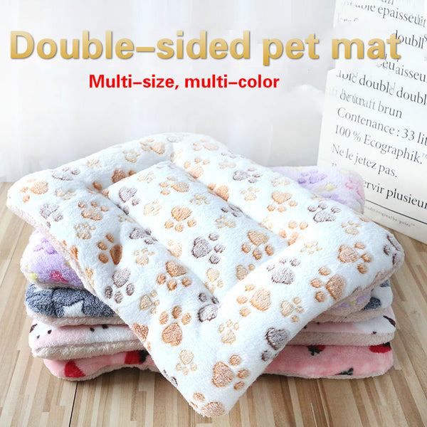Pet Dog Mats Dog Beds,Thick Blankets for Pets In Winter,cartoon Kennels for Pets,Warm Sleeping Mats for Dogs with Cotton Quilts