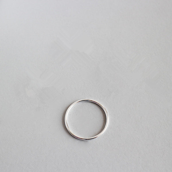 1.2mm Narrow 925 Sterling Silver Rings For Women Aneis Accessories, Minimalism Woman Ring Silver 925 Jewelry Best Friends Gifts