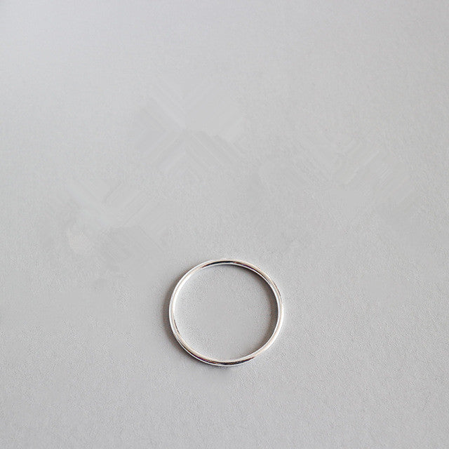 1.2mm Narrow 925 Sterling Silver Rings For Women Aneis Accessories, Minimalism Woman Ring Silver 925 Jewelry Best Friends Gifts
