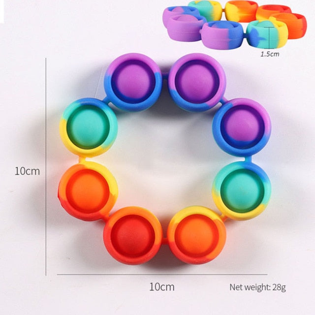 New Simple Dimple Fidget Toys Pack Antistress Brain Toys Stress Relief Hand Fidget Toy Set Kids Adults Educational Brinquedos