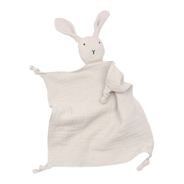 Baby Soother Appease Towel Bib Soft Animal Rabbit Doll Teether Infants Comfort Sleeping Nursing Cuddling Blanket Toys