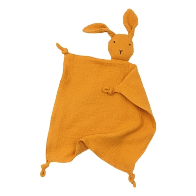 Baby Soother Appease Towel Bib Soft Animal Rabbit Doll Teether Infants Comfort Sleeping Nursing Cuddling Blanket Toys
