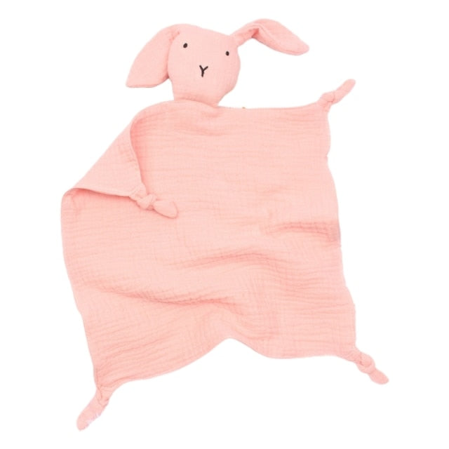 Baby Soother Appease Towel Bib Soft Animal Rabbit Doll Teether Infants Comfort Sleeping Nursing Cuddling Blanket Toys