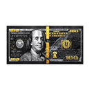 Wall Art Gold Modern Popular Colorful Hundred Money Canvas Painting Quadro Street Art Abstract Poster Wall Picture Home Decor