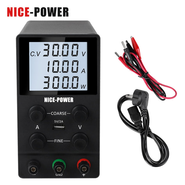 New USB DC Laboratory 60V 5A Regulated Lab Power Supply Adjustable 30V 10A Voltage Regulator Stabilizer Switching Bench Source