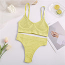 Bra Set Women Underwear Sexy Crop Top Suit Bralette Female Lingerie Girls Fashion Brassiere Basic Stretchy Ribbed Tank Tops