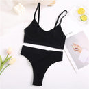 Bra Set Women Underwear Sexy Crop Top Suit Bralette Female Lingerie Girls Fashion Brassiere Basic Stretchy Ribbed Tank Tops