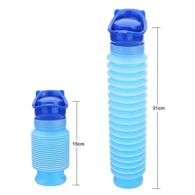 High Quality Male & Female Emergency Portable Urinal Go Out Travel Camping Car Toilet Pee Bottle 750ml Blue Urinals Washable New