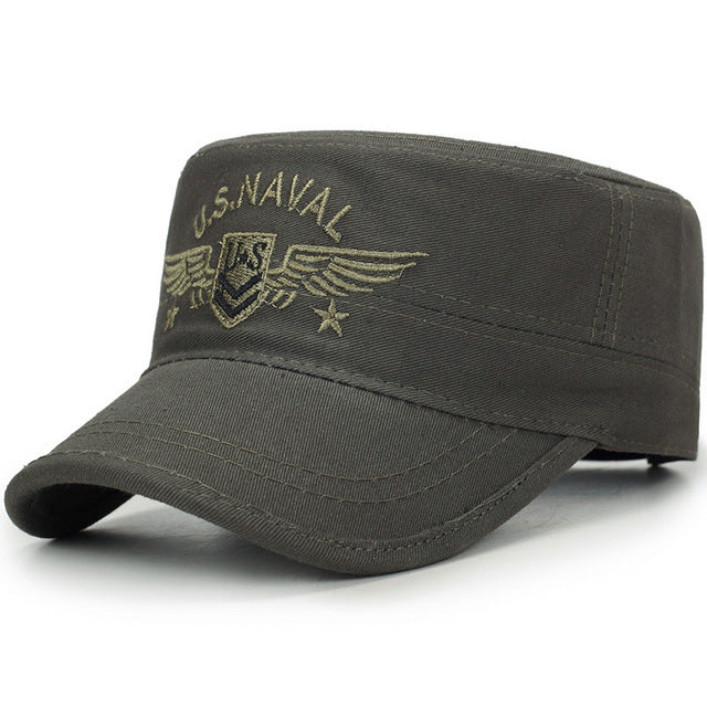 2019 United States US Marines Corps Cap Hat Military Hats Camouflage Flat Top Hat Men Cotton hHat USA Navy Embroidered Camo Hat