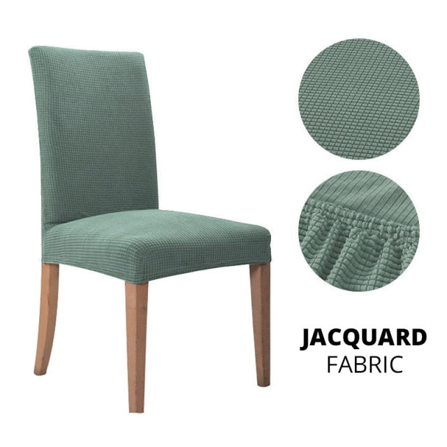 1/2/4/6 Pcs Dining Room Chair Cover Stretch Elastic Dining Chair Slipcover Spandex Case for Chairs housse de chaise