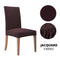 1/2/4/6 Pcs Dining Room Chair Cover Stretch Elastic Dining Chair Slipcover Spandex Case for Chairs housse de chaise