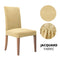1/2/4/6 Pcs Dining Room Chair Cover Stretch Elastic Dining Chair Slipcover Spandex Case for Chairs housse de chaise