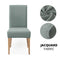 1/2/4/6 Pcs Dining Room Chair Cover Stretch Elastic Dining Chair Slipcover Spandex Case for Chairs housse de chaise