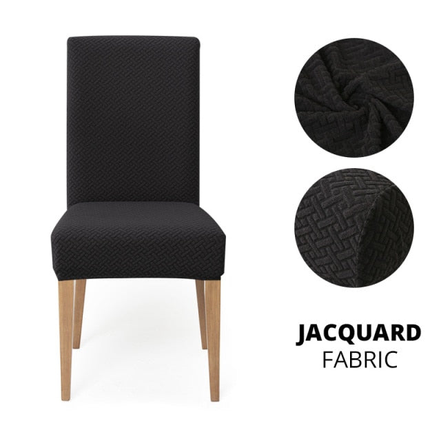 1/2/4/6 Pcs Dining Room Chair Cover Stretch Elastic Dining Chair Slipcover Spandex Case for Chairs housse de chaise