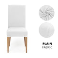 1/2/4/6 Pcs Dining Room Chair Cover Stretch Elastic Dining Chair Slipcover Spandex Case for Chairs housse de chaise