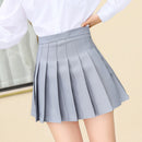 Y2k Summer Korean Fashion Short Women Skirt Casual Slim Elastic High-Waisted Striped Harajuku Pleated Plaid A-Line Mini Skirts