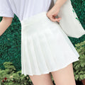 Y2k Summer Korean Fashion Short Women Skirt Casual Slim Elastic High-Waisted Striped Harajuku Pleated Plaid A-Line Mini Skirts