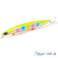 TSURINOYA 160F Ultra-long Casting Floating Minnow Fishing Lure DW110 STINGER 163mm 31g Sea Fishing Hard Bait Piura Seabass Baits