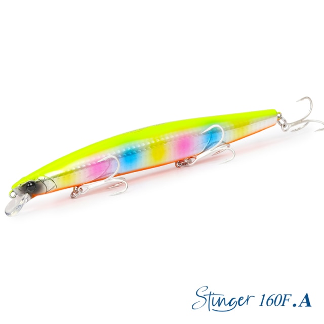 TSURINOYA 160F Ultra-long Casting Floating Minnow Fishing Lure DW110 STINGER 163mm 31g Sea Fishing Hard Bait Piura Seabass Baits