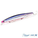 TSURINOYA 160F Ultra-long Casting Floating Minnow Fishing Lure DW110 STINGER 163mm 31g Sea Fishing Hard Bait Piura Seabass Baits