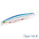 TSURINOYA 160F Ultra-long Casting Floating Minnow Fishing Lure DW110 STINGER 163mm 31g Sea Fishing Hard Bait Piura Seabass Baits