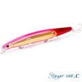 TSURINOYA 160F Ultra-long Casting Floating Minnow Fishing Lure DW110 STINGER 163mm 31g Sea Fishing Hard Bait Piura Seabass Baits