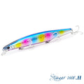 TSURINOYA 160F Ultra-long Casting Floating Minnow Fishing Lure DW110 STINGER 163mm 31g Sea Fishing Hard Bait Piura Seabass Baits