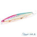 TSURINOYA 160F Ultra-long Casting Floating Minnow Fishing Lure DW110 STINGER 163mm 31g Sea Fishing Hard Bait Piura Seabass Baits