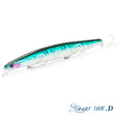 TSURINOYA 160F Ultra-long Casting Floating Minnow Fishing Lure DW110 STINGER 163mm 31g Sea Fishing Hard Bait Piura Seabass Baits