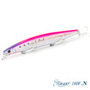 TSURINOYA 160F Ultra-long Casting Floating Minnow Fishing Lure DW110 STINGER 163mm 31g Sea Fishing Hard Bait Piura Seabass Baits