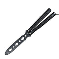 Foldable Butterfly Knife Portable Transformable Blunt Balisong Pocket Trainer Survival Knife Training Tool For Outdoor Game