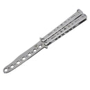 Foldable Butterfly Knife Portable Transformable Blunt Balisong Pocket Trainer Survival Knife Training Tool For Outdoor Game