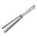 Foldable Butterfly Knife Portable Transformable Blunt Balisong Pocket Trainer Survival Knife Training Tool For Outdoor Game
