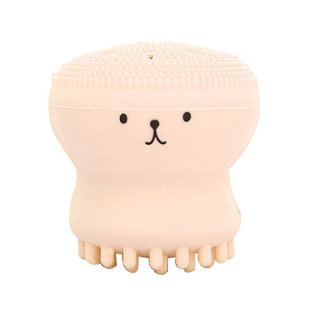 Silicone Facial Cleaning Brush Small Octopus Cleaner Sponge Face Deep Clean Massage Face Scrub Brush Beauty Skin Care Tool TSLM1