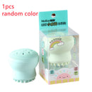 Silicone Facial Cleaning Brush Small Octopus Cleaner Sponge Face Deep Clean Massage Face Scrub Brush Beauty Skin Care Tool TSLM1