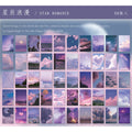 50 sheets Landscape rose ins Decorative Stickers Scrapbooking Stick Label Diary Album stationery painting Sticker Accessories