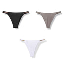 3pcs Underwear For Woman Seamless Sexy Thongs Women's Lingerie Bikini Sports Female Thong New Sale Underpants Panties For Woman