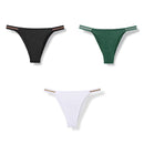 3pcs Underwear For Woman Seamless Sexy Thongs Women's Lingerie Bikini Sports Female Thong New Sale Underpants Panties For Woman