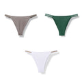 3pcs Underwear For Woman Seamless Sexy Thongs Women's Lingerie Bikini Sports Female Thong New Sale Underpants Panties For Woman