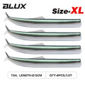 BLUX FLASH SAND EEL 14G/27G Soft Fishing Lure Tail Jig Head Hook Minnow Artificial Bait Saltwater Sea Bass Swimbait Tackle Gear