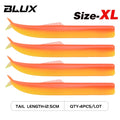 BLUX FLASH SAND EEL 14G/27G Soft Fishing Lure Tail Jig Head Hook Minnow Artificial Bait Saltwater Sea Bass Swimbait Tackle Gear