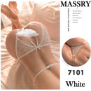 Ladys Seamless Transparent Hollow Erotic Underwear Sexy Lace Panties Women G-String Allure Lingerie Low-waist Cross Strap Briefs