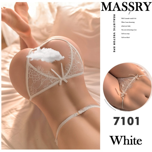 Ladys Seamless Transparent Hollow Erotic Underwear Sexy Lace Panties Women G-String Allure Lingerie Low-waist Cross Strap Briefs