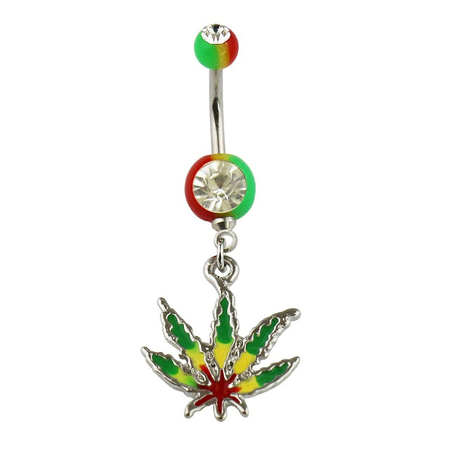 1pc Sexy Navel Piercing Belly Button Rings Bar Crystal Zircon Dangling Ombligo Party Stud Barbell for Woman Body Jewelry 14g