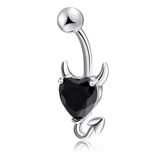 1pc Sexy Navel Piercing Belly Button Rings Bar Crystal Zircon Dangling Ombligo Party Stud Barbell for Woman Body Jewelry 14g