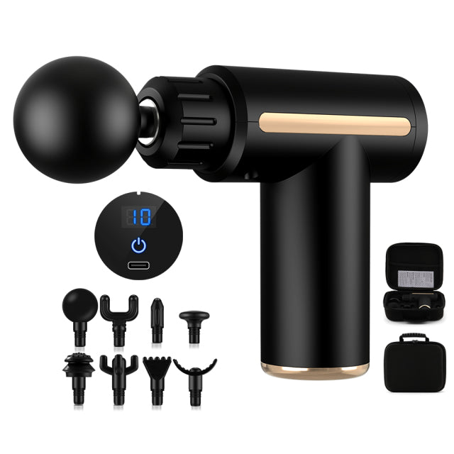 Health Manager Massage Gun Massager Muscle Relax Body Relaxation Electric Massager High Frequency Deep Tissue Percussion Muscle